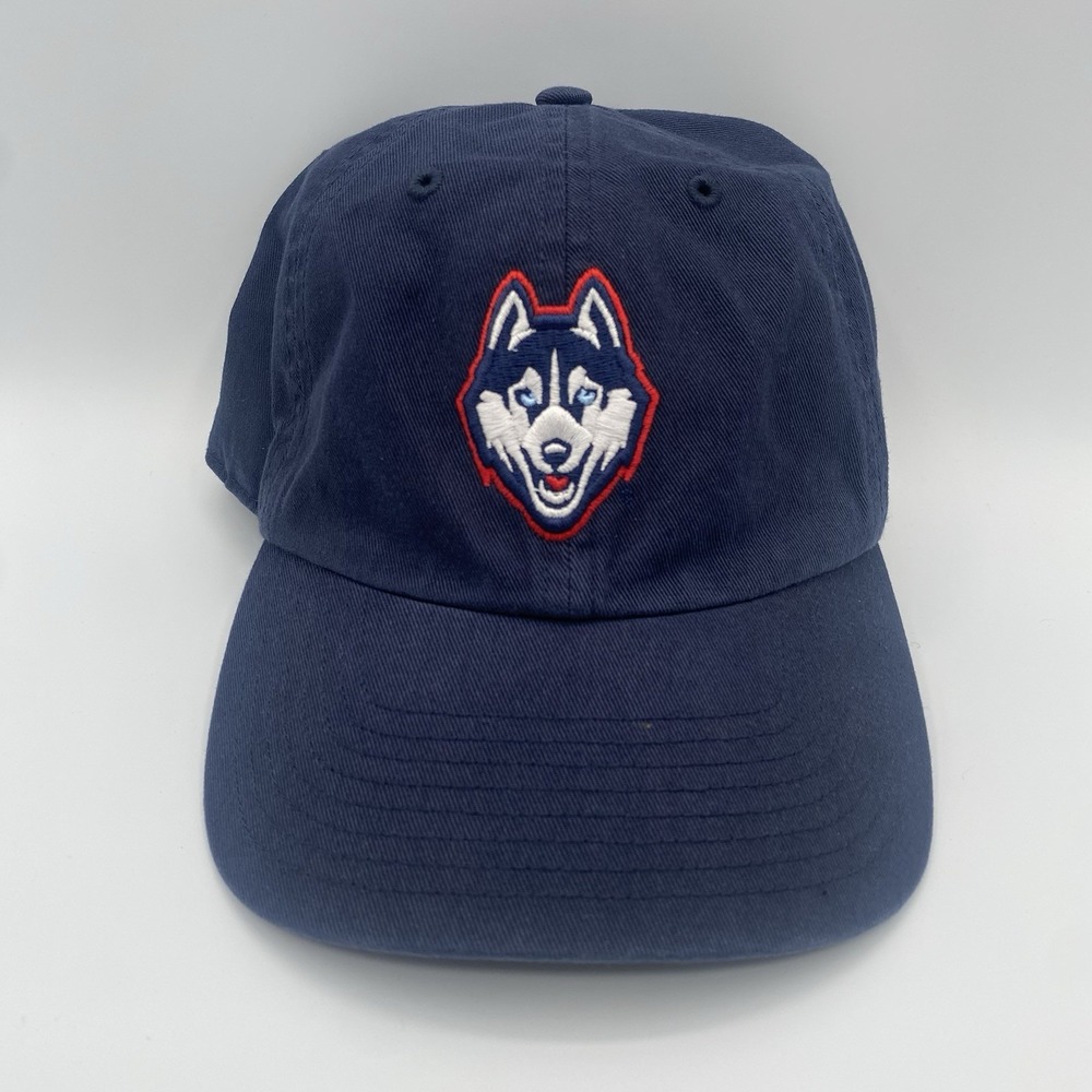 UConn Huskies Hat Cap Strap Back Blue 47 Adjustable NCAA Connecticut